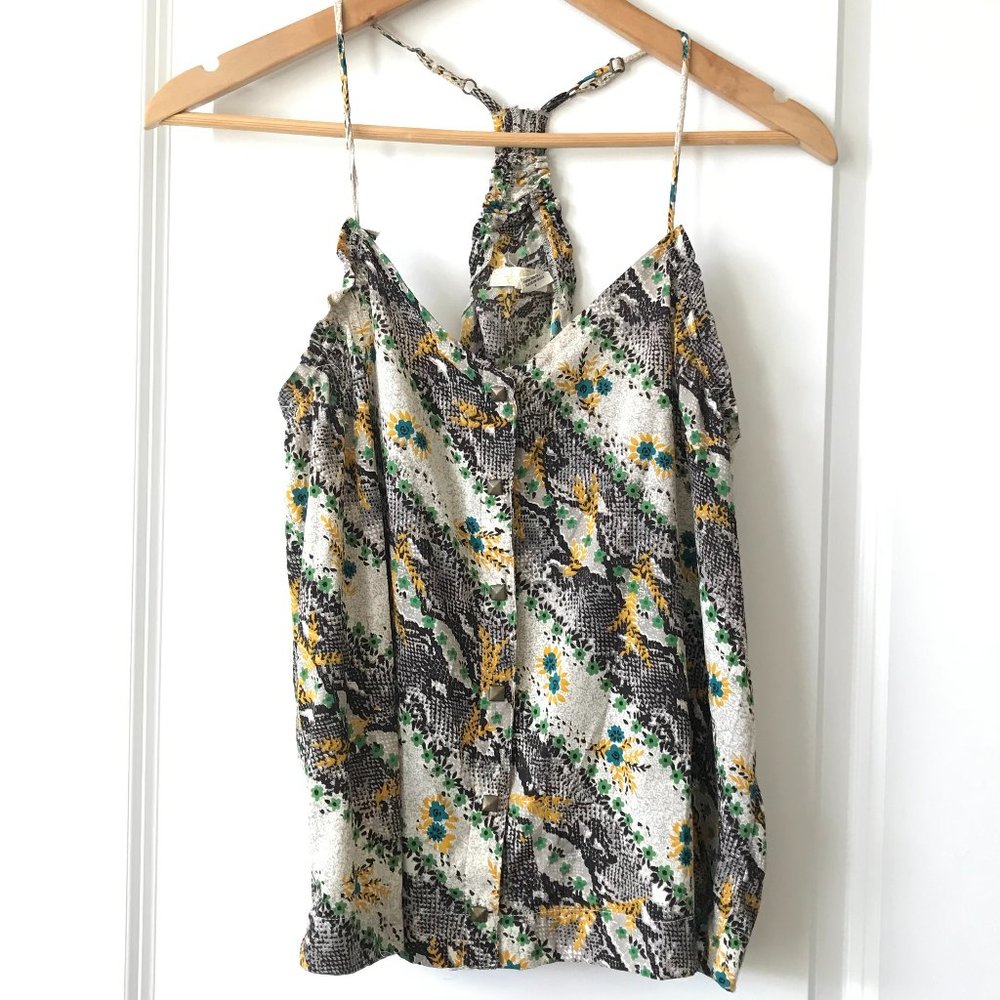 Billabong Snake Print Floral Tank
